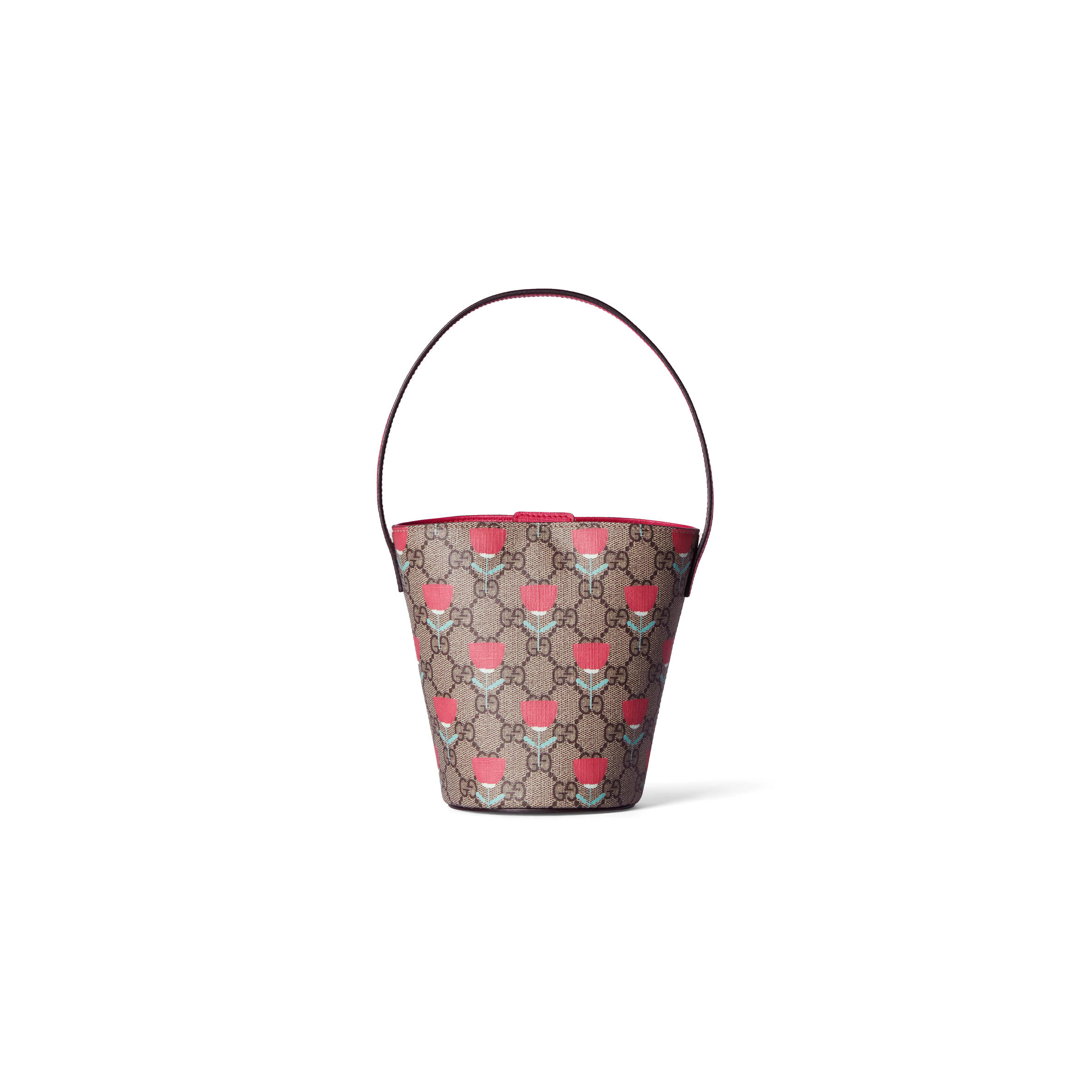 GUCCI CHILDREN'S PRINTED GG BUCKET BAG 752356 (18.5*16.5*7cm)